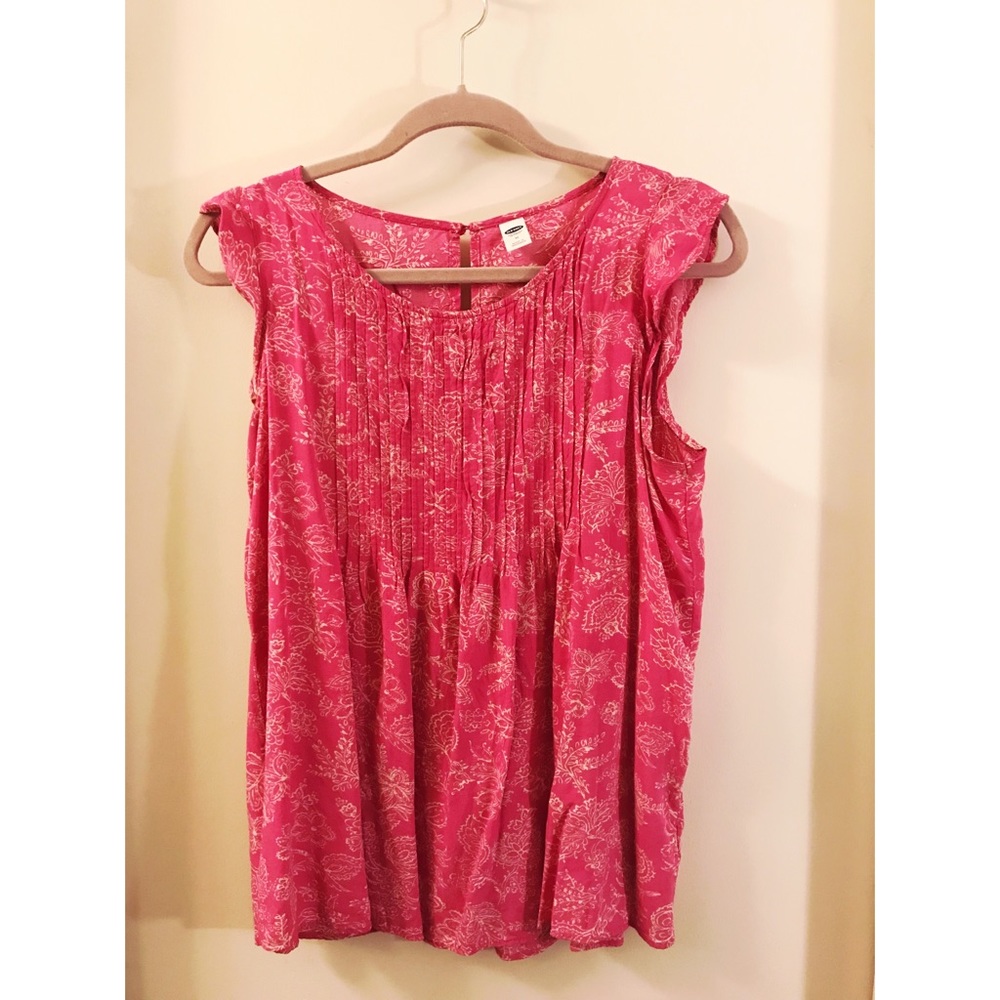 Pink Floral Blouse